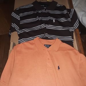 Polo shirts and pullover size large